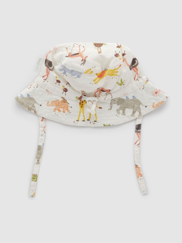 Purebaby Gingham Hat - Image 2 of 5
