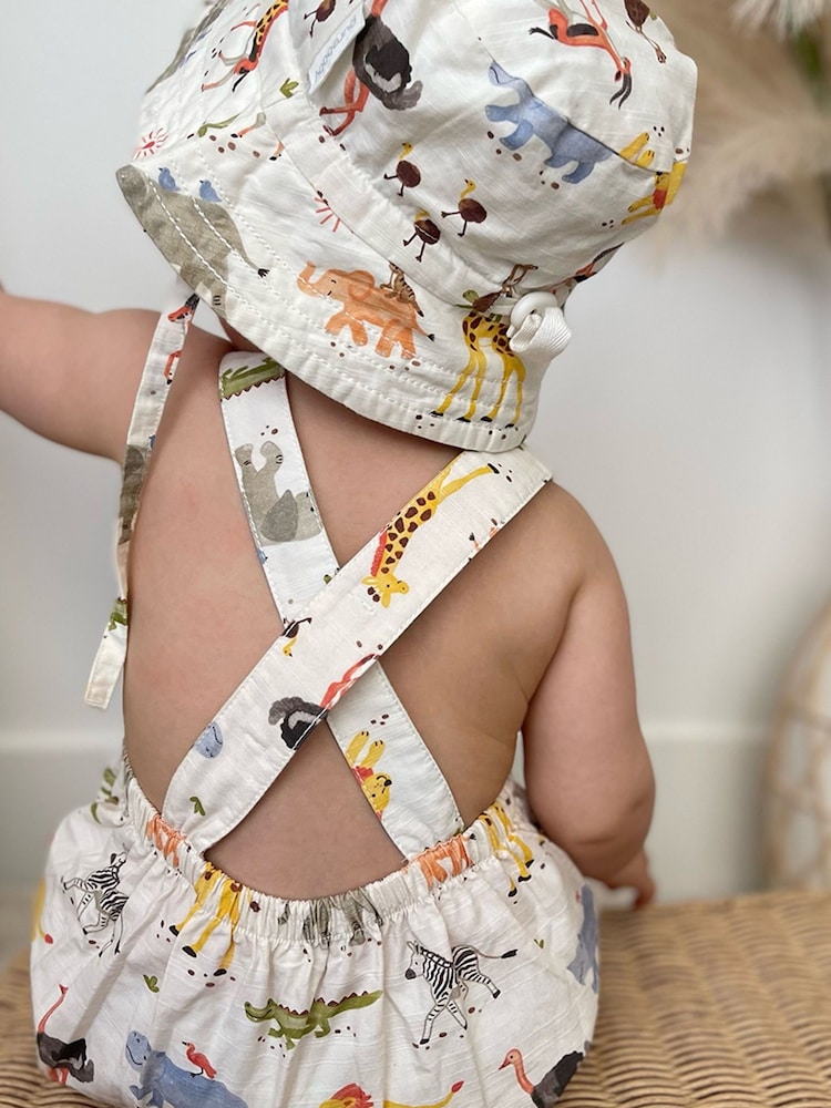 Purebaby Gingham Hat - Image 5 of 5