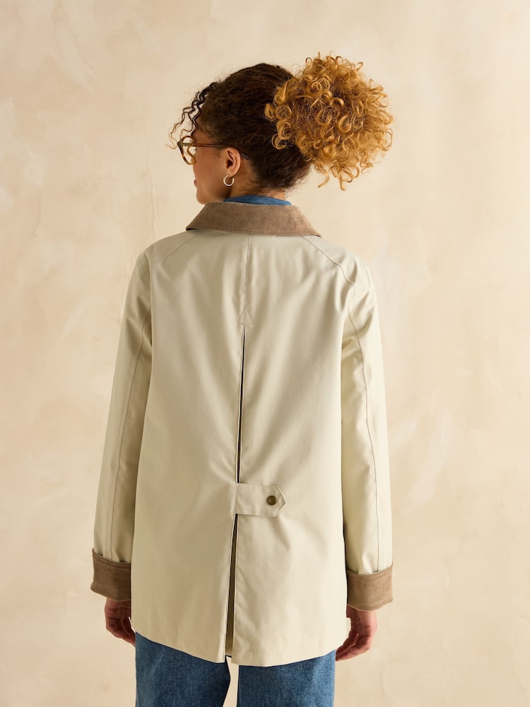 Joules Katherine Stone Waterproof Heritage Coat - Image 2 of 10