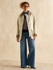 Joules Katherine Stone Waterproof Heritage Coat - Image 3 of 10