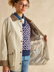 Joules Katherine Stone Waterproof Heritage Coat - Image 7 of 10