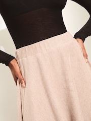 Lipsy Cream Flippy Mini Skater Skirt - Image 4 of 4