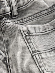 Grey Denim 100% Cotton Pleat Front Jeans (3mths-7yrs) - Image 8 of 8