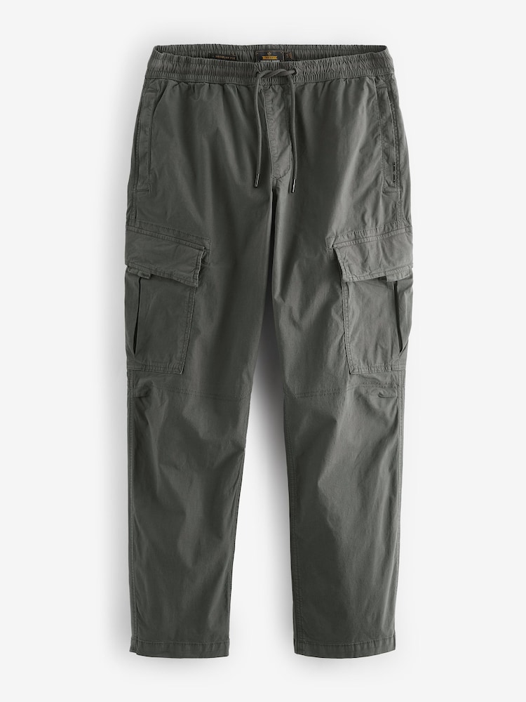 Gris Noir/anthracite - Coupe fuselée régulière - Pantalon utilitaire extensible cargo 2 Lot - Image 11 of 15