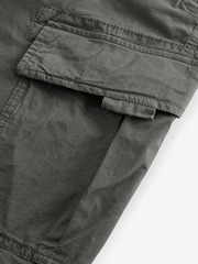 Black/Charcoal Grey Regular Tapered Fit Stretch Utility Cargo Trousers 2 Pack - Image 13 of 15