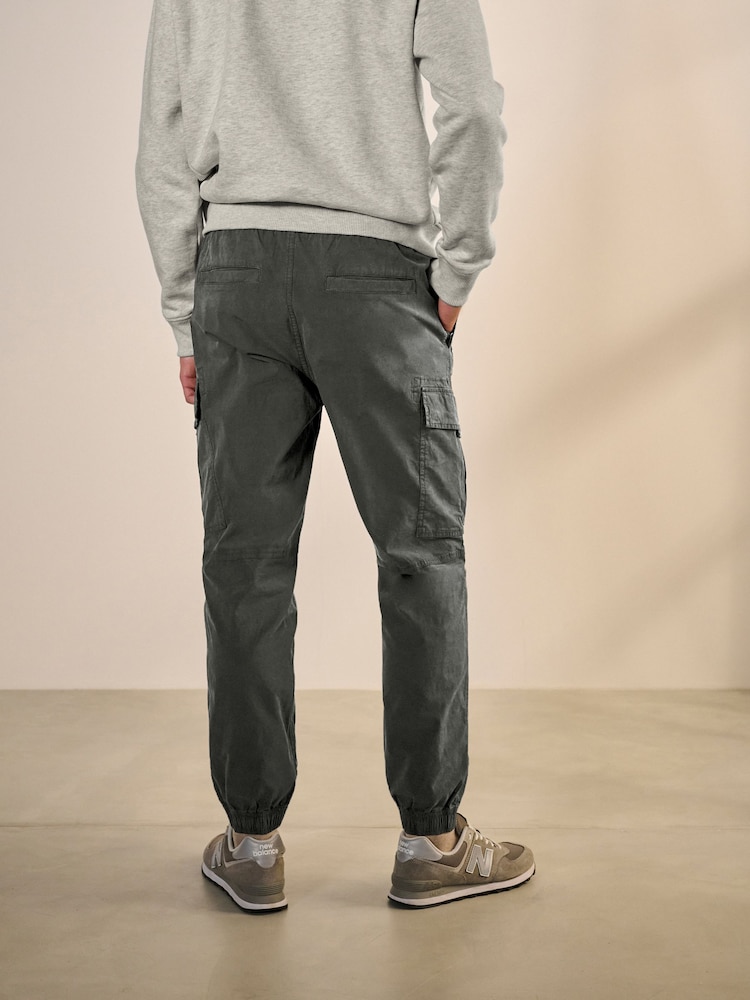 Gris Noir/anthracite - Coupe fuselée régulière - Pantalon utilitaire extensible cargo 2 Lot - Image 4 of 15