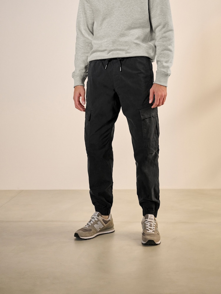 Gris Noir/anthracite - Coupe fuselée régulière - Pantalon utilitaire extensible cargo 2 Lot - Image 6 of 15