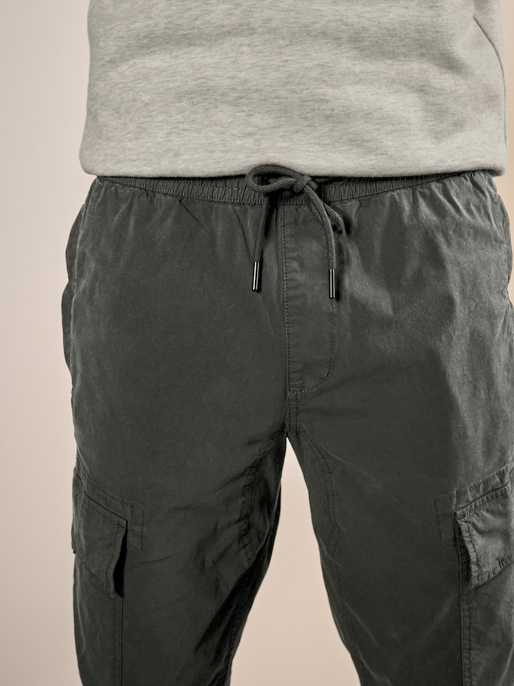Gris Noir/anthracite - Coupe fuselée régulière - Pantalon utilitaire extensible cargo 2 Lot - Image 8 of 15