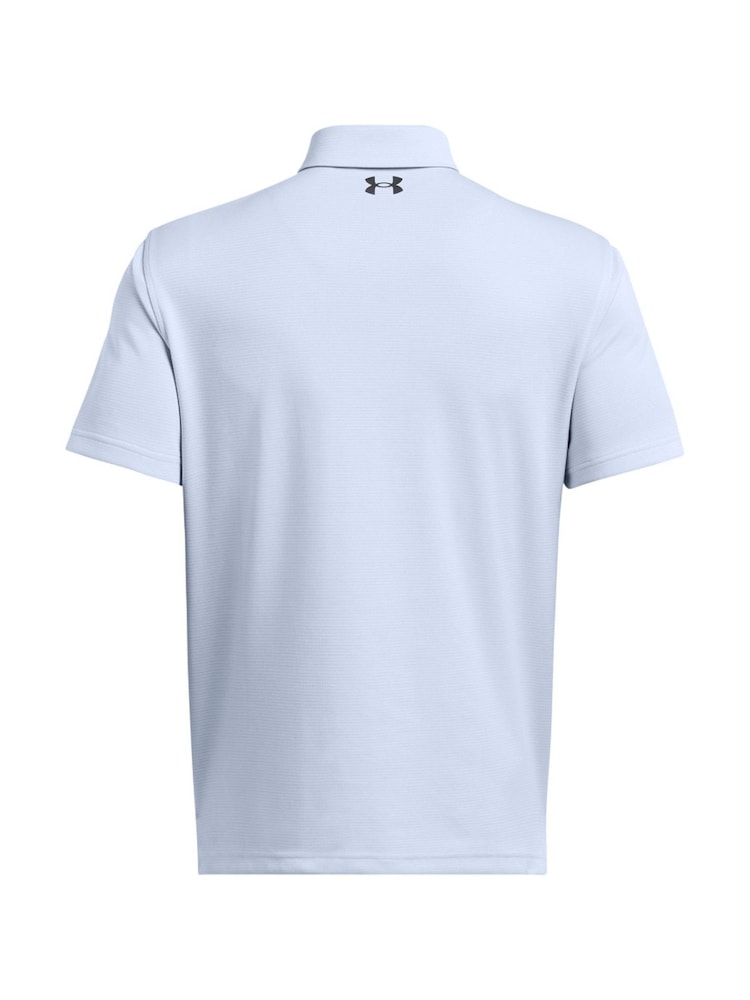Under Armour Blue Golf Tech Polo Shirt - Image 4 of 4 Under Armour Blue Golf Tech Polo Shirt - Image 4 of 4