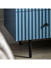 Gallery Home Blue Tetouan 3 Drawer Chest - Image 3 of 6