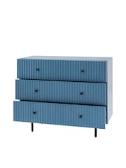 Gallery Home Blue Tetouan 3 Drawer Chest - Image 5 of 6