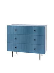 Gallery Home Blue Tetouan 3 Drawer Chest - Image 6 of 6