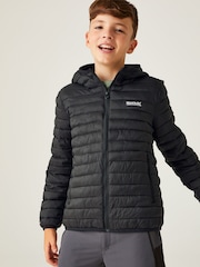 Regatta Black Kids Hooded Hillpack III Padded Jacket - Image 2 of 7