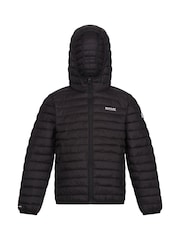 Regatta Black Kids Hooded Hillpack III Padded Jacket - Image 5 of 7
