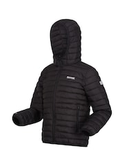 Regatta Black Kids Hooded Hillpack III Padded Jacket - Image 7 of 7
