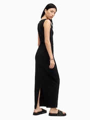 AllSaints Black Katarina Dress - Image 6 of 7
