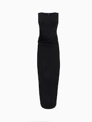 AllSaints Black Katarina Dress - Image 7 of 7