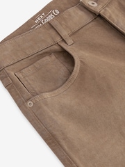 Dark Tan Straight Fit Soft Touch Coloured Stretch Jeans - Image 11 of 13
