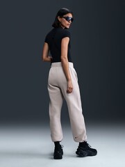 Nike Brown Logo Fleece Joggers - Image 2 of 6