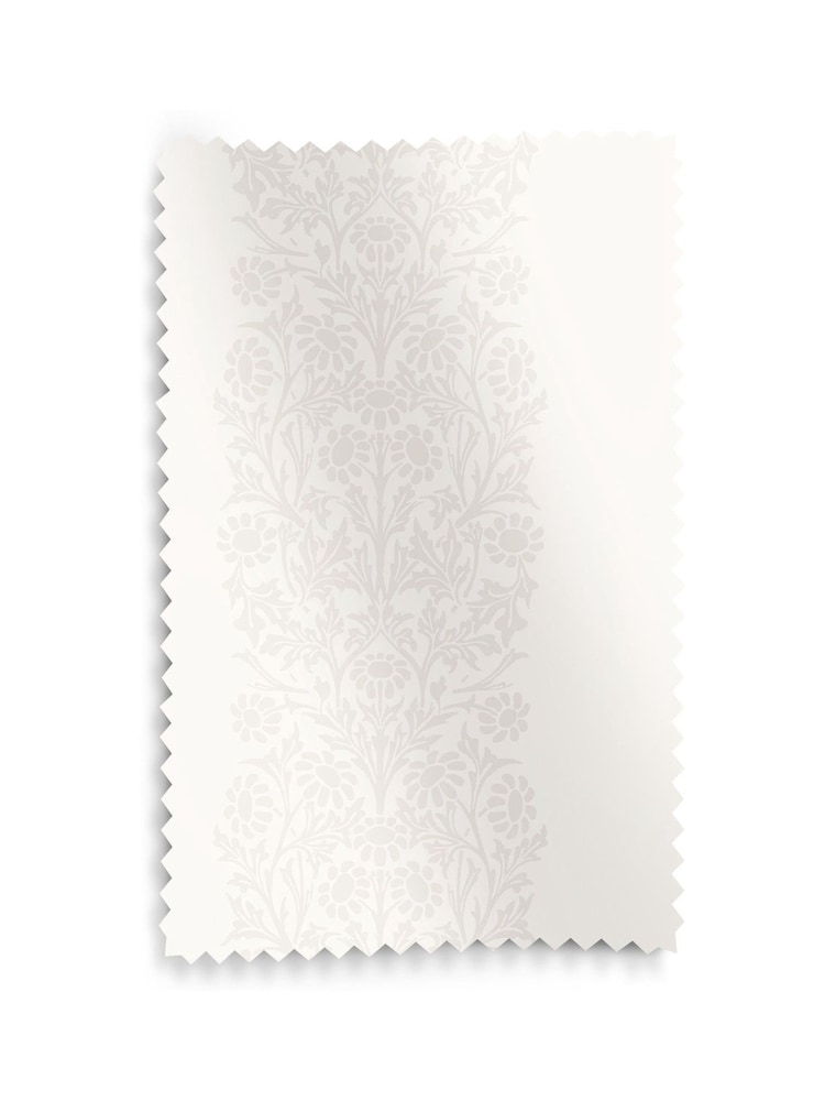 William Morris At Home Chalk Blackthorn Stripe Sheer Made To Measure Curtains - Image 5 of 5 William Morris At Home Chalk Blackthorn Stripe Sheer Made To Measure Curtains - Image 5 of 5