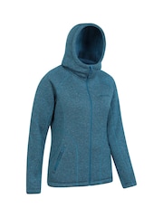 Mountain Warehouse Blue Womens Nevis Sherpa Lined Hoodie - Image 2 of 5