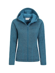 Mountain Warehouse Blue Womens Nevis Sherpa Lined Hoodie - Image 5 of 5