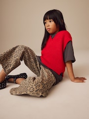 Red Knitted Tank (3-16yrs) - Image 2 of 8