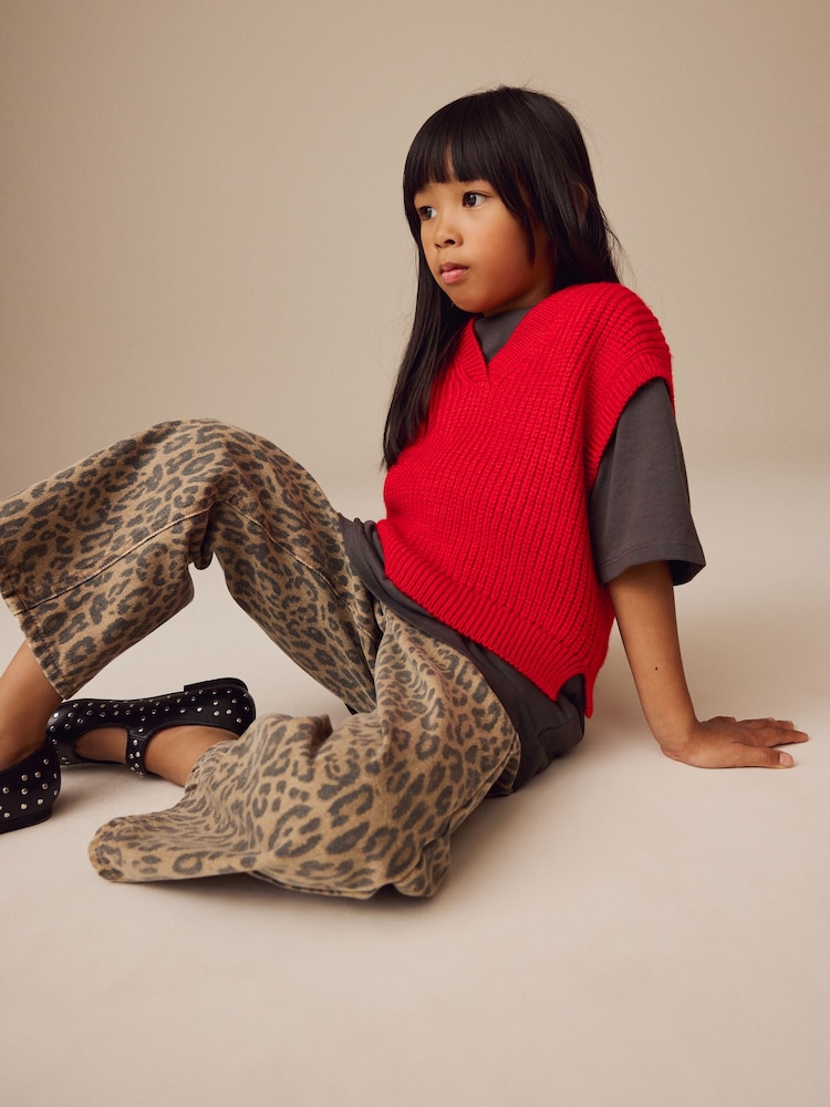 Red Knitted Tank (3-16yrs) - Image 2 of 8