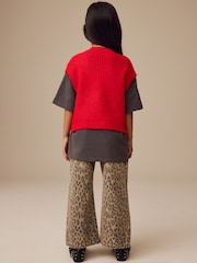 Red Knitted Tank (3-16yrs) - Image 4 of 8