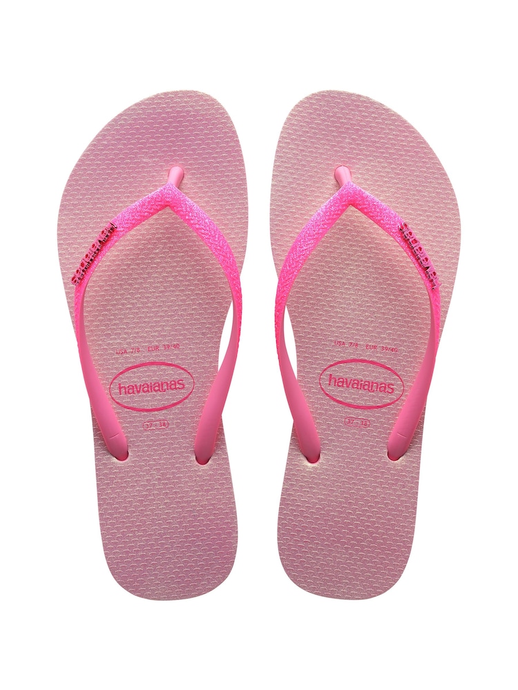Havaianas Slim Glitter Iridescent Sandals - Image 3 of 7