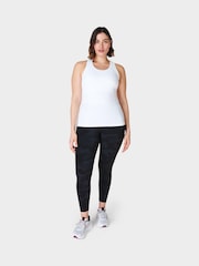 Sweaty Betty Ultra Black Camo Print 7/8 Length Power 7/8 Workout Leggings - Image 3 of 8