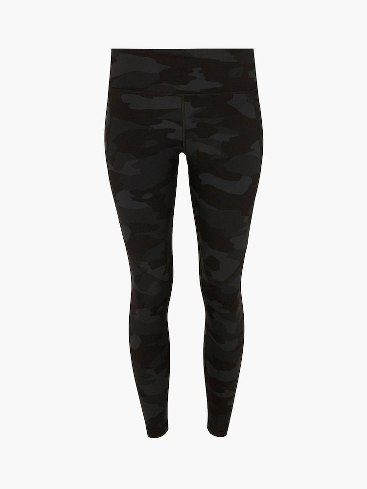 Sweaty Betty Ultra Black Camo Print 7/8 Length Power 7/8 Workout Leggings - Image 8 of 8