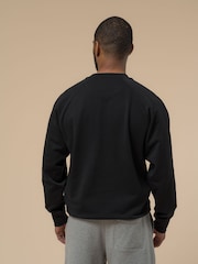 Penfield Black Mens Relaxed Fit 100% Cotton Original Logo Sweatshirt - Image 4 of 5