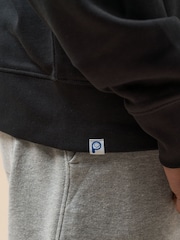 Penfield Black Mens Relaxed Fit 100% Cotton Original Logo Sweatshirt - Image 5 of 5