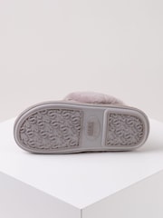 Just Sheepskin Light Grey Ladies Duchess Slippers - Image 5 of 5