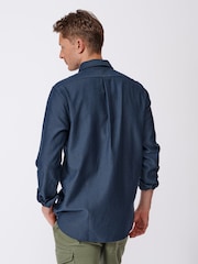 Aubin Oxcombe Brushed Oxford Button Down Shirt - Image 2 of 7