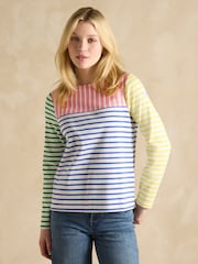 Joules Harbour Multi Hotchpotch Boat Neck Breton Top - Image 1 of 6