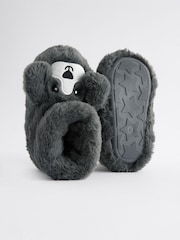 Grey Dog Slipper Boots - Image 4 of 5