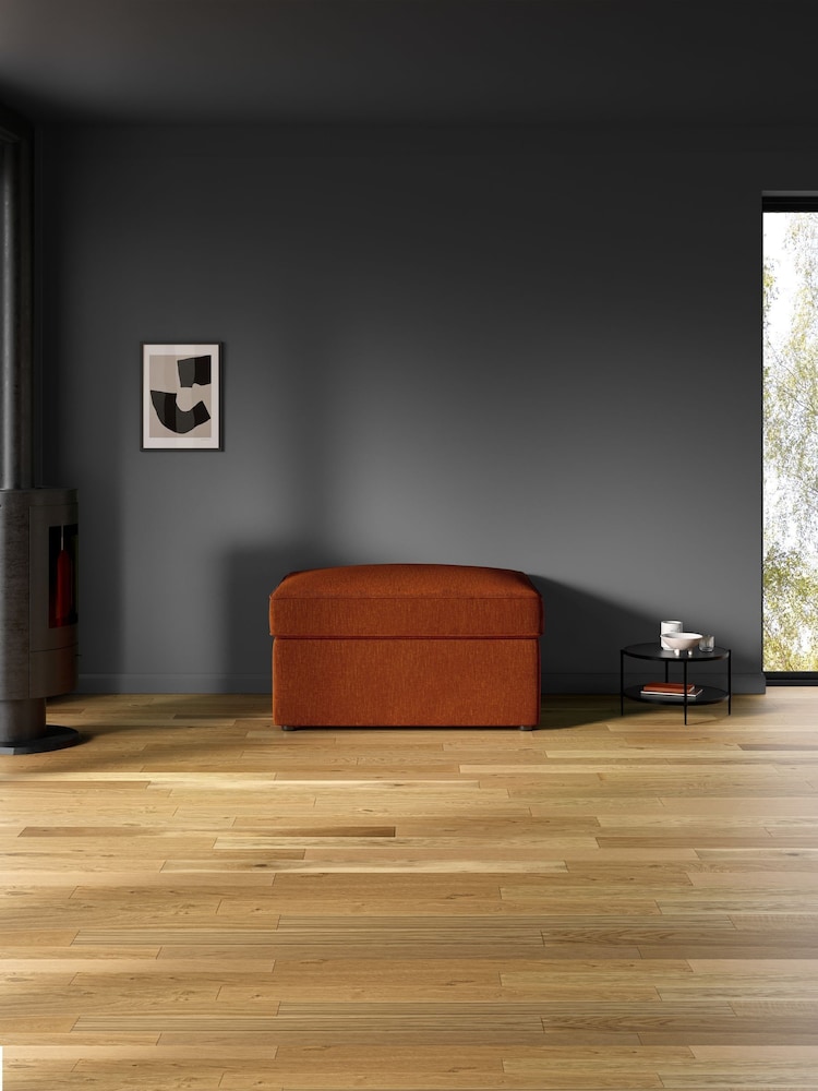 Jay-Be Cosy Chenille Foxy Orange Footstool Bed - Image 1 of 6