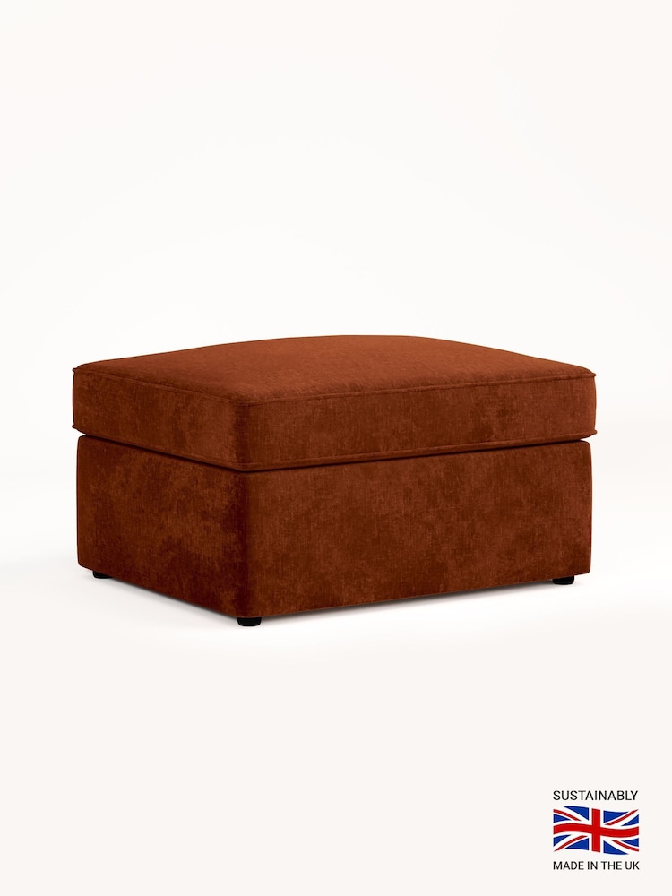 Jay-Be Cosy Chenille Foxy Orange Footstool Bed - Image 2 of 6