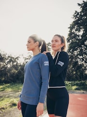 Gym + Coffee Womens Chill Longline Crew Neck Sweater - Image 1 of 3