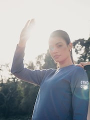 Gym + Coffee Womens Chill Longline Crew Neck Sweater - Image 3 of 3