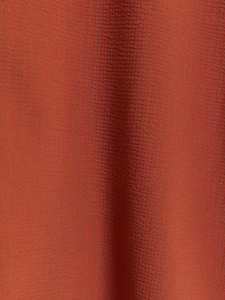 River Island Red Short Sleeve Seersucker Revere Shirt - Image 4 of 4