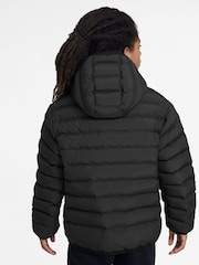 Nike Black/Pink Synthetic Fill Hooded Jacket - Image 2 of 5