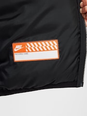 Nike Black/Pink Synthetic Fill Hooded Jacket - Image 5 of 5