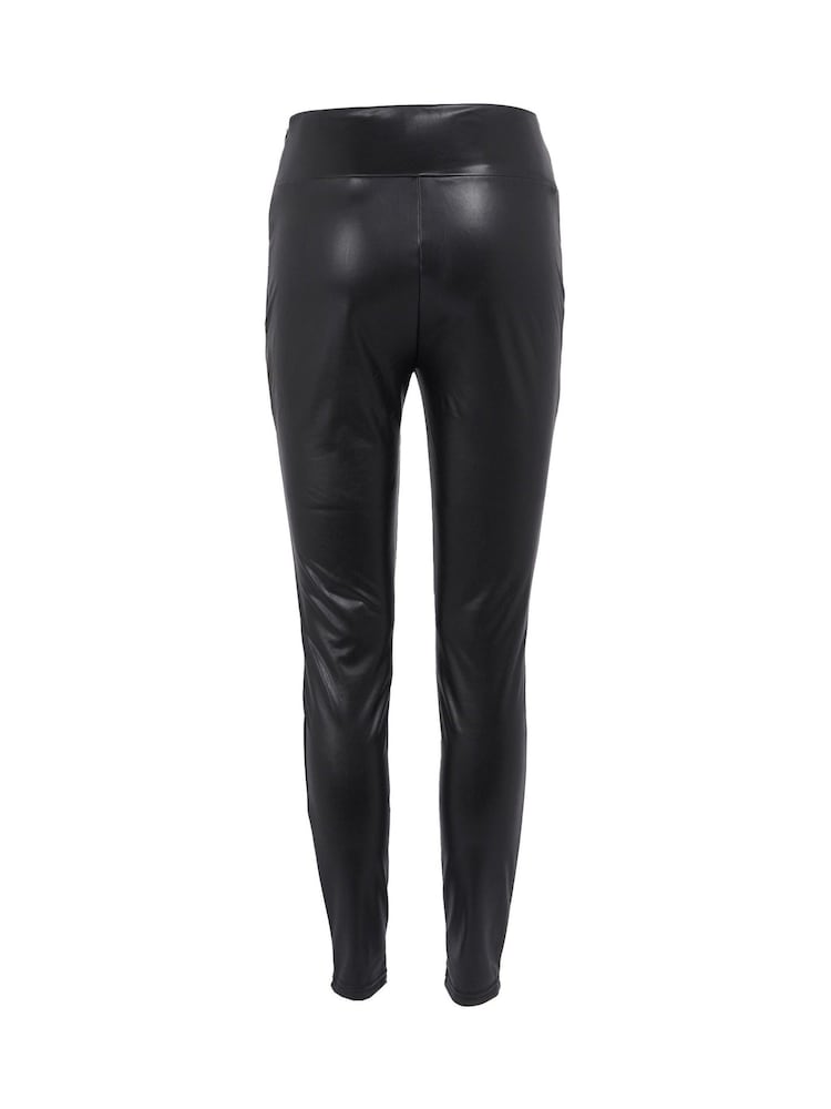 Regatta Black Christian Lacroix Vauvert PU Leggings - Image 7 of 7