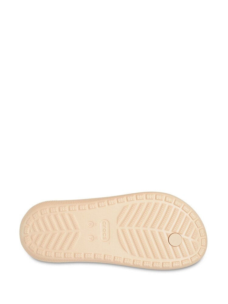 Crocs Cream Classic Flip Flop Sandals - Image 6 of 6