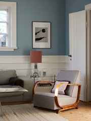 Paper Collective Black Play I Framed Wall Art Print in Dark Oak Frame - Image 1 of 3