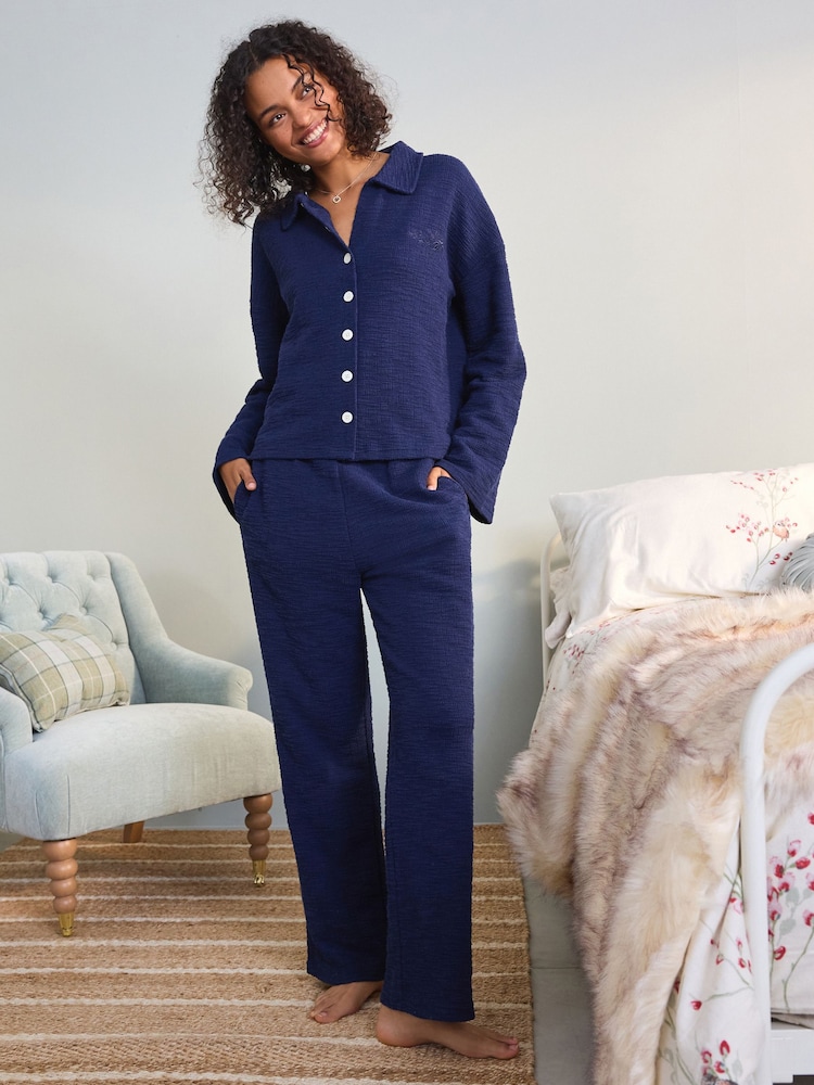 Laura Ashley Navy Cardigan - Image 2 of 5