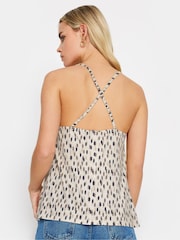 PixieGirl Petite Natural Spot Print Cami Vest Top - Image 3 of 4